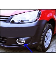 VW Caddy Krom Sis Farı Çerçevesi 2 prç. 2010-2015 Arası P.Çelik