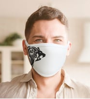 Aslan Tasarımlı Yıkanabilir Maske-1