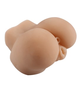 LilituShop 2 İşlevli Titreşimli 3D Realistik Kalça Suni Vajina Anüs - Emily S.