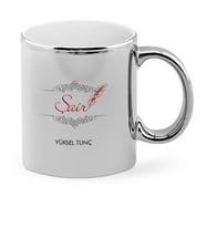 BK Gift Kişiye Özel Mesleki Şair Krom Kupa Bardak  1