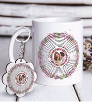 BK Gift Kişiye Özel Yüz Dilde Seni Seviyorum Beyaz Kupa ve Anahtarlık Hediye Seti-3 (Model 1)