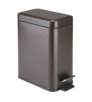 SIA Pedallı Dikdörtgen Çöp Kovası 20x12x28cm 5 Litre Çöp Kutusu
