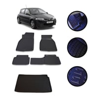 Megane 2 HB 2002-2009 Arası 4D Havuzlu Oto Paspas Ve Bagaj Set