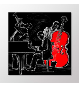 Arty Tablo Caz Grubu Tablo (Karışık)