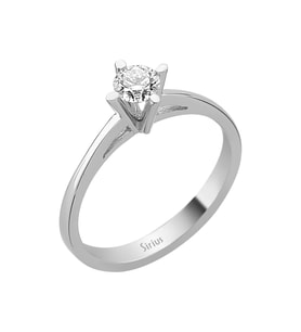 Sirius G Renk 0,29 Karat Pırlanta Tektaş Yüzük 0704R0106