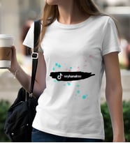 BK Gift Kişiye Özel TikTok Bayan Tişört - 5
