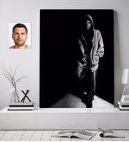 BK Gift Kişiye Özel Erkek İllüstrasyon Tasarımlı Kanvas Tablo 70x100cm-1