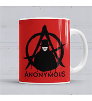 Anonymous  V For Vendetta Kupa Bardak Porselen
