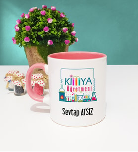 Kimya Öğretmeni Kupa Bardak Pembe