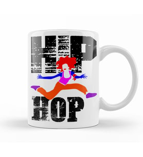 Hip Hop Müzik Kupa Bardak Porselen