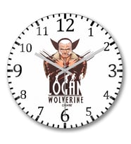 Wolverine Duvar Saati Bombeli Gercek Cam