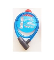 Bisiklet Kilidi - Anahtarlı Çelik Halatlı Kilit ( 12X80 KİLİT )