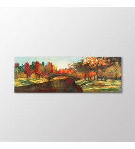 Arty Tablo Ormandaki Köprü Tablo (Karışık)