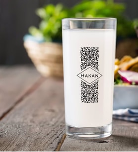 BK Gift Kişiye Özel Renkli Baskılı İsimli Rakı Bardağı-25 (Beyaz)