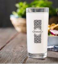 BK Gift Kişiye Özel Renkli Baskılı İsimli Rakı Bardağı-25 (Beyaz)