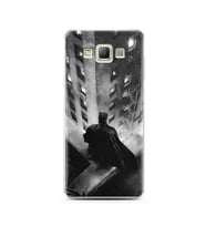 Batman Tasarım Süper Şeffaf Silikon Telefon Kılıfı Samsung A7 (2015)