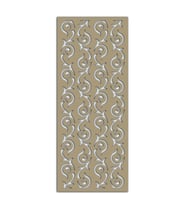 Liar Ahşap Seperatör (Paravan) - KSP07 - (85 x 210 cm) - (18 mm) - (Beyaz) (Taba - Kahverengi)
