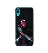 Örümcek Adam Tasarım Süper Şeffaf Silikon Telefon Kılıfı Huawei Y7 Pro 2019