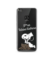 Snoopy Tasarımlı Süper Şeffaf Silikon Telefon Kılıfı Huawei P9 Lite 2017 