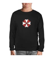 Resident Evil - Umbrella Siyah Çocuk Sweatshirt