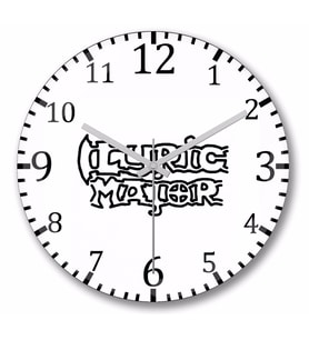 Lyric Major Urban Style Duvar Saati Bombeli Gercek Cam