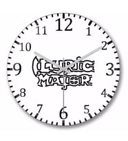 Lyric Major Urban Style Duvar Saati Bombeli Gercek Cam