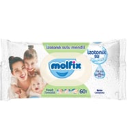 Molfix Islak Havlu Mendil İzotonik Ferah Temizlik 60 Yaprak Plastik Kapaklı