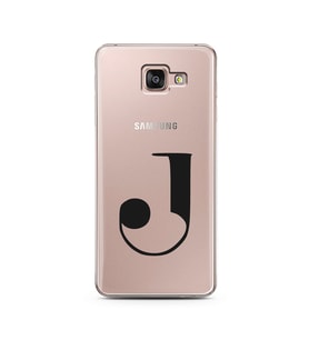 Samsung A7 (2016) Harf Tasarımlı Telefon Kılıfı J-Harfi 