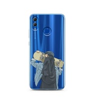 Kaykay Kız Tasarım Süper Şeffaf Silikon Telefon Kılıfı Huawei Honor 10 Lite 