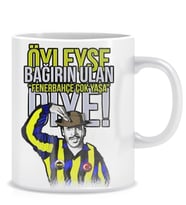 Bağirin Ulan Çok Yaşa Fenerbahçe Diye Sadri Alişik Kupa Bardak