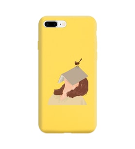 Sarı Lansman Kılıf iPhone 8 Plus