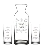 Kişiye Özel Rakı Karaf Seti Model 17-2