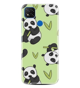 Kılıfland Xiaomi Redmi 9C Kılıf Silikon Resimli Kapak Panda İn The Forest Stok 830