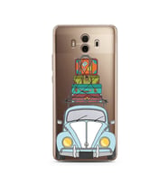 Tatil Araba Tasarımlı Süper Şeffaf Silikon Telefon Kılıfı Huawei Mate 10 Pro