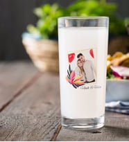 BK Gift Kişiye Özel Renkli Baskılı İsimli Fotoğraflı Rakı Bardağı-27 (Beyaz)