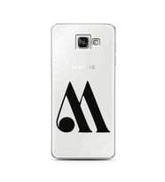 Samsung A3 (2016) Harf Tasarımlı Telefon Kılıfı M-Harfi 