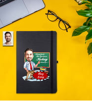 Kişiye Özel Öğretmenler  Gününe Hediye Karikatür Defter