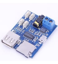 Arduino MP3 Çalar amplifier Stereo Amfi Dekoder Modülü Mono 3W Devre