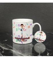 Patoloji Teknikeri Kupa Bardak ve Anahtarlık Set 001