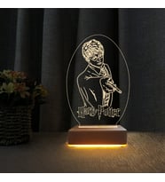 Doğum Günü Hediyesi HaryPoter 3d Çocuk Odası Gece Lambası (Sarı)