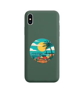 Koyu Yeşil Lansman Kılıf iPhone XS
