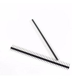 1x40 Pin 2.54mm Düz Pin Erkek (Male) Header Bacak