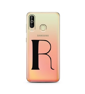 Samsung A60 Harf Tasarımlı Telefon Kılıfı R-Harfi 