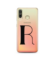 Samsung A60 Harf Tasarımlı Telefon Kılıfı R-Harfi 