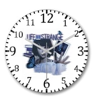 Life Is Strange Time Duvar Saati Bombeli Gercek Cam
