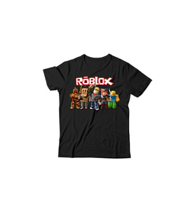 Roblox Çocuk Siyah Tişört