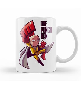 One Punch Man Kupa Bardak Porselen
