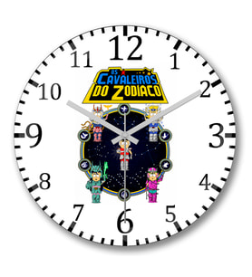 Cavaleiros Do Zodiaco South Park Duvar Saati Bombeli Gercek Cam