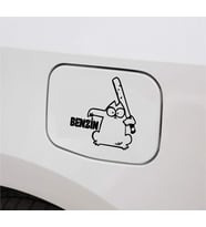 Araba Depo Kapağı Sticker benzin Oto Sticker 2 Adet