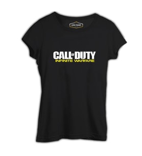Call of Duty - Infinite Warfare Siyah Kadın Tshirt
